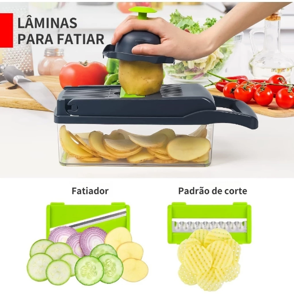 Cortador Multifatiador de Vegetais PráticoChef