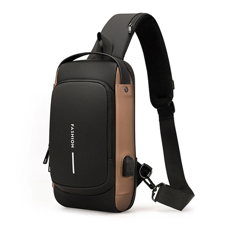 Mochila Anti-Furto com Senha USB Slim Bag - Compre Muito Mais