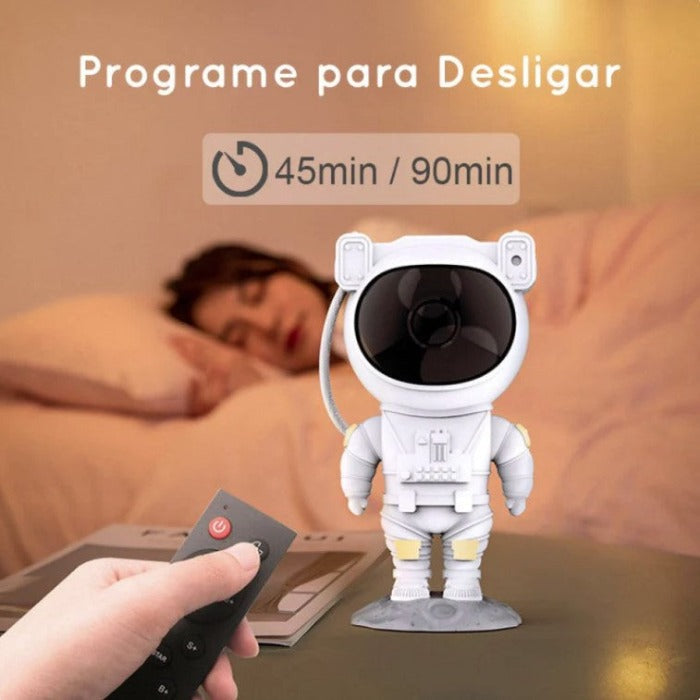 Projetor Astronauta Galaxy - Compre Muito Mais