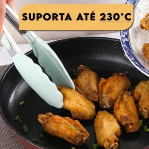 Kit Utensílios de Cozinha Anti-aderente com 11pçs + Porta Utensílios GRÁTIS