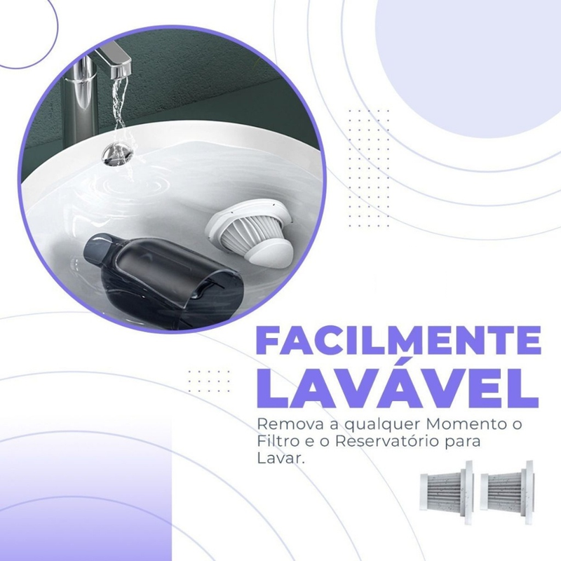 Mini Aspirador de Pó Portátil Linha Premium