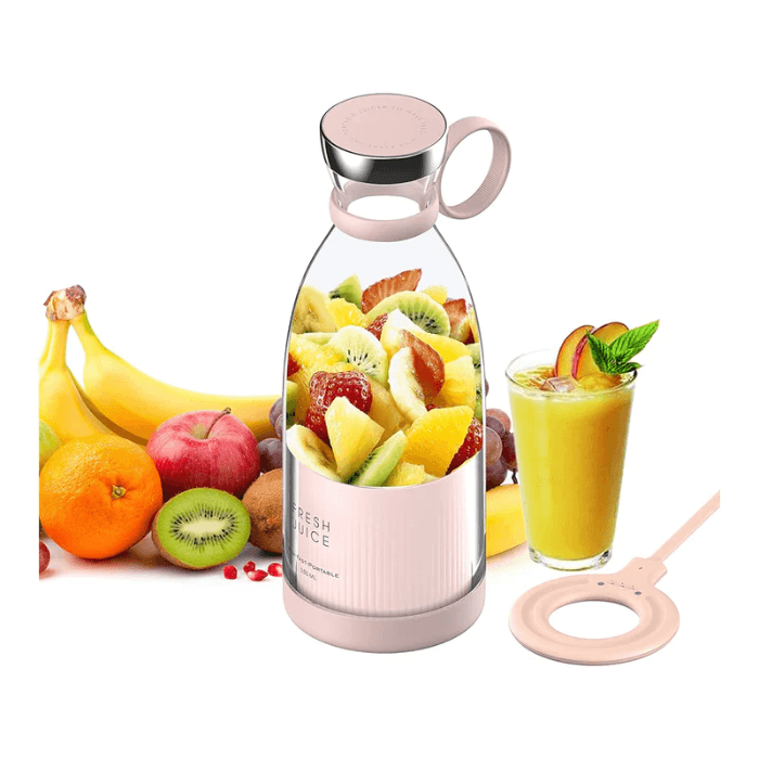 Fresh Juice® - Garrafa Shaker Portátil - Compre Muito Mais