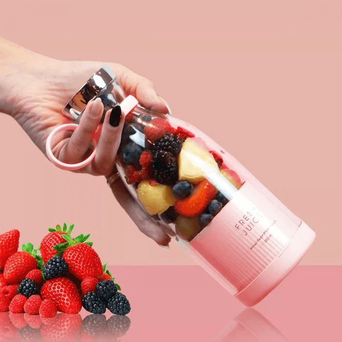 Fresh Juice® - Garrafa Shaker Portátil - Compre Muito Mais