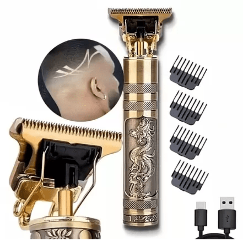 Máquina de Cortar Cabelo Profissional T9 Dragon - Compre Muito Mais