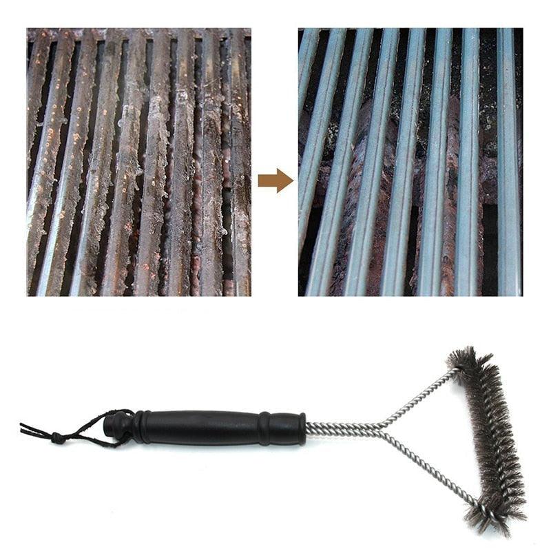 Escova Limpa Grelha Barbecue Clean - Compre Muito Mais